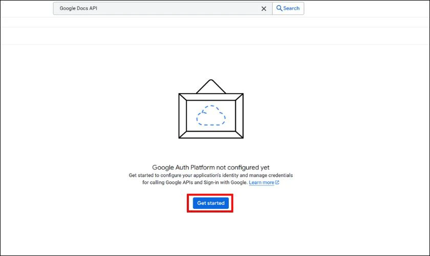 Cấu hình OAuth Consent Screen