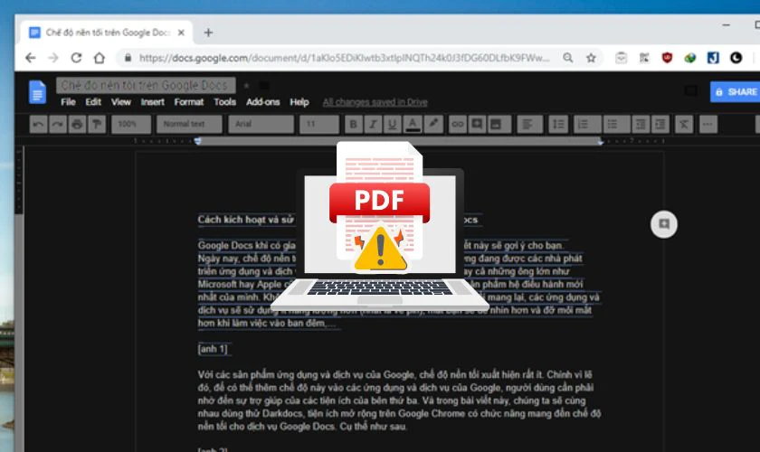 Nhược điểm của Google Docs Dark Mode là gì