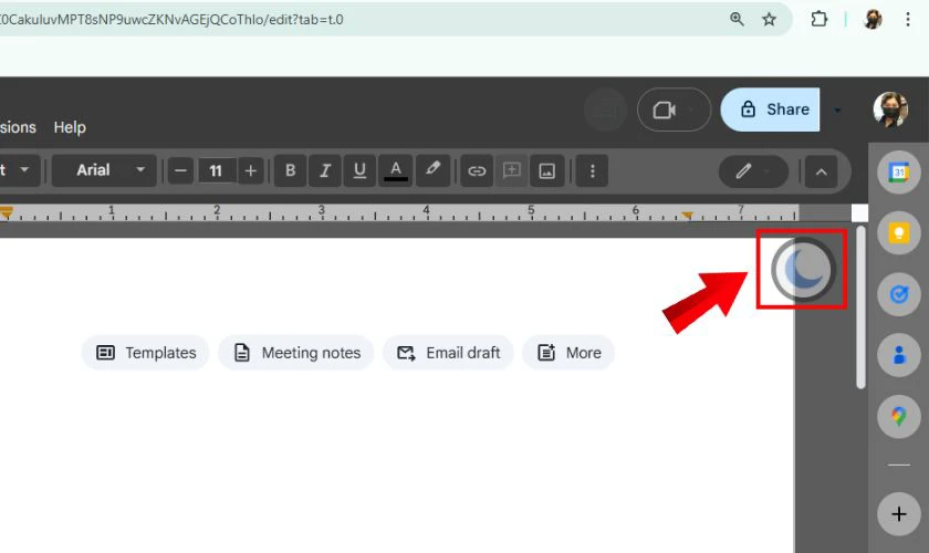 Cách bật chế độ tối trên Google Docs trên máy tính hiệu quả