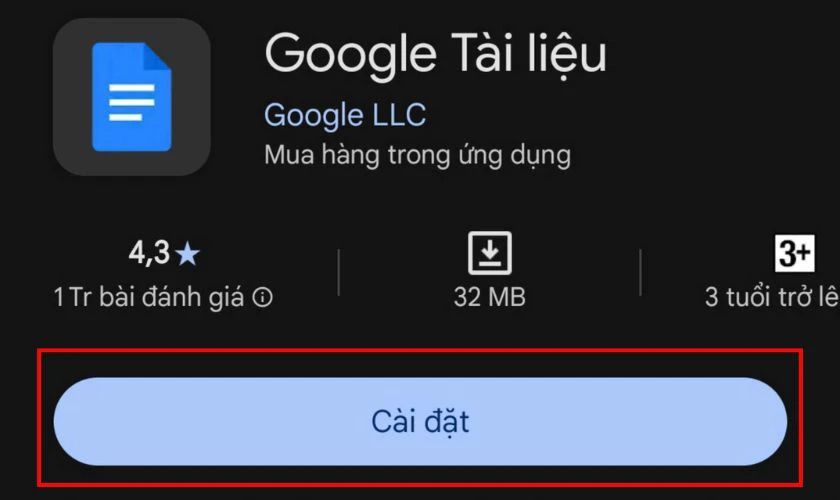 Cách mở Google Docs trên điện thoại