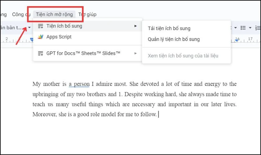 Kết hợp nhiều tiện ích trên Google Docs là gì?