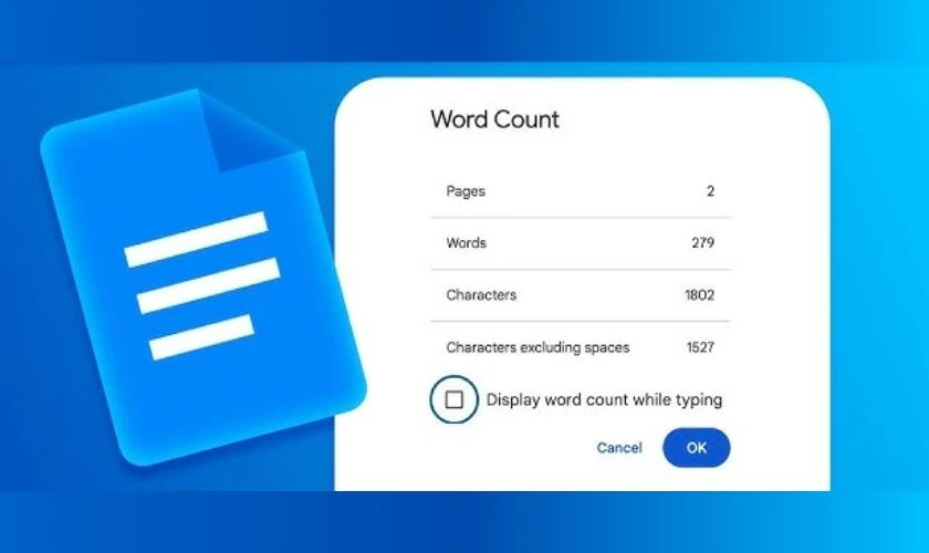Google Docs Word Count là gì?