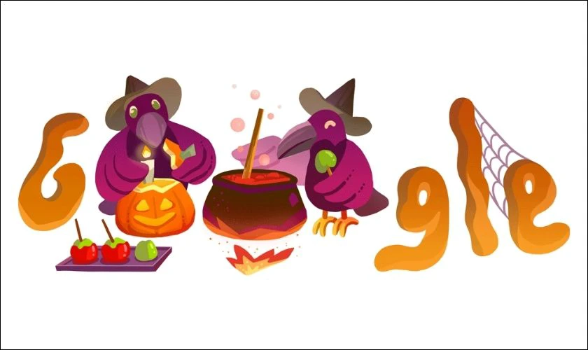 Google Doodle Halloween 2021