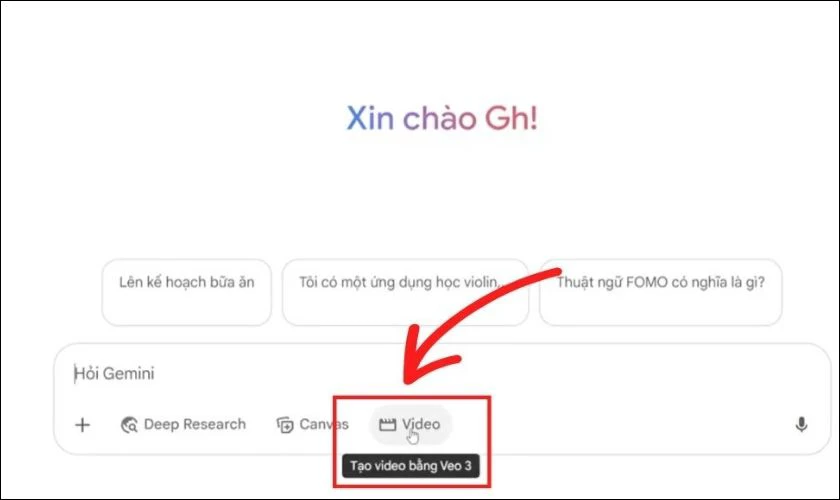 Cách nhập prompt văn bản hoặc hình ảnh làm gợi ý
