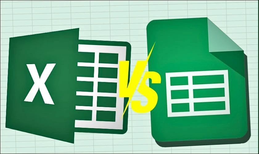 Điểm khác nhau của Google Sheets và Excel là gì?