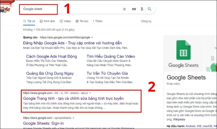 Tạo và điền thông tin bằng Google Sheets là gì?