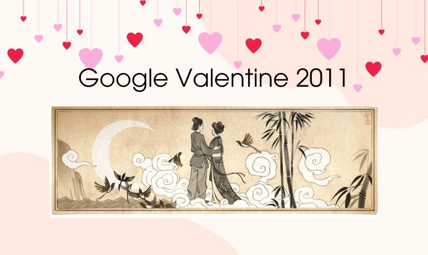 Google Doodle Valentine 2011 gây ấn tượng mạnh