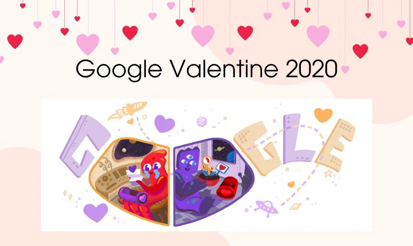 Hình nền Google Valentine 2020 lãng mạn