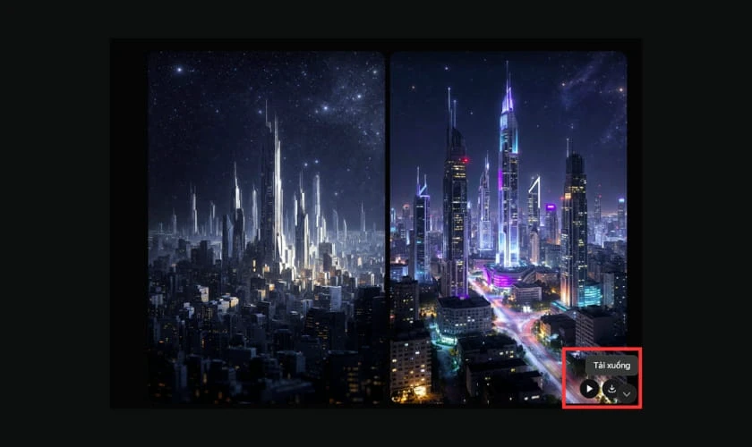 Bạn chọn Tải xuống