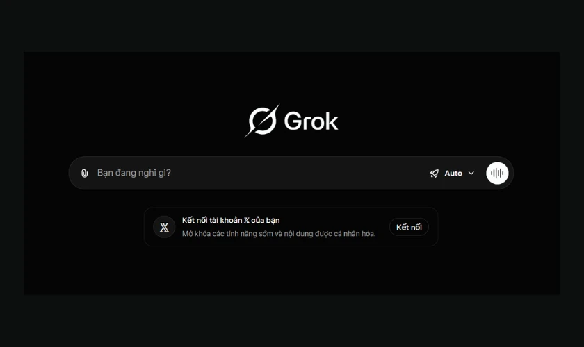 Bắt đầu đặt câu hỏi cho Grok AI