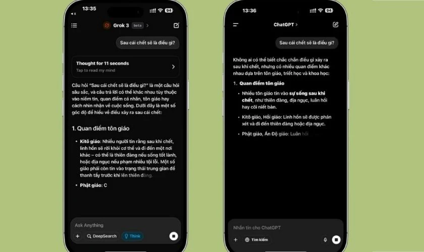 Grok vs ChatGPT: So sánh điểm khác nhau