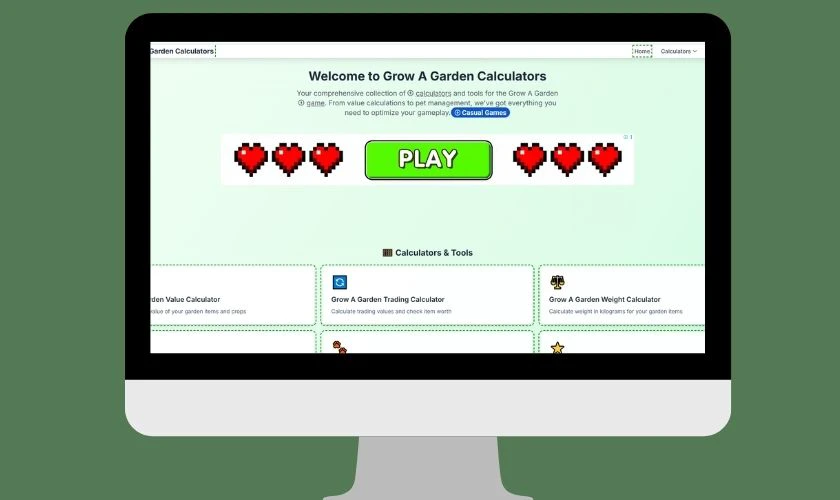 Grow a Garden Calculator X