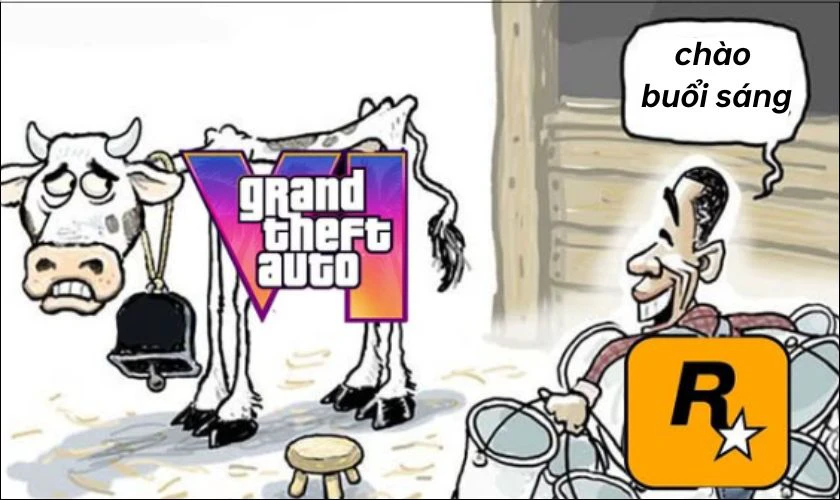 Hình ảnh Grand Theft Auto VI mim tiếng Việt 2025