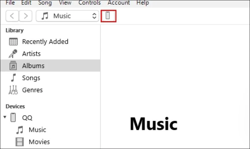 Sao lưu dữ liệu bằng iTunes
