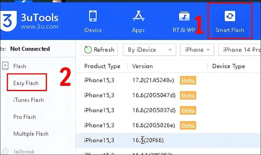 Hướng dẫn hạ iOS 17 xuống 16