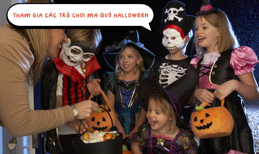 Tham gia các trò chơi ma quỷ Halloween