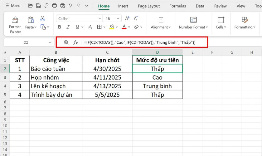 Cách dùng hàm IF có 3 điều kiện có ví dụ