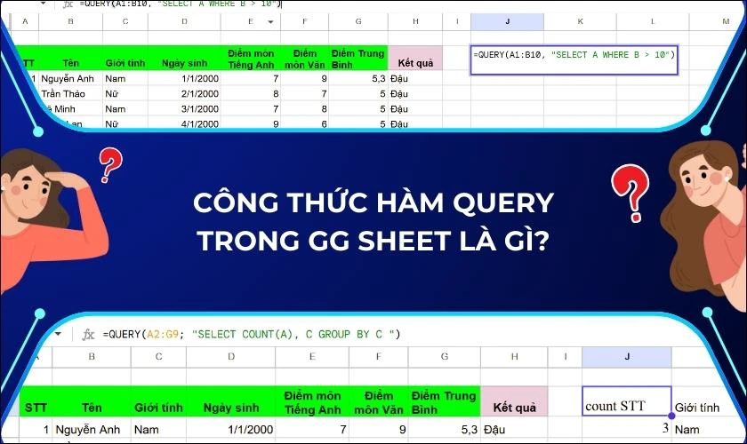 Công thức Hàm Query trong GG Sheet là gì