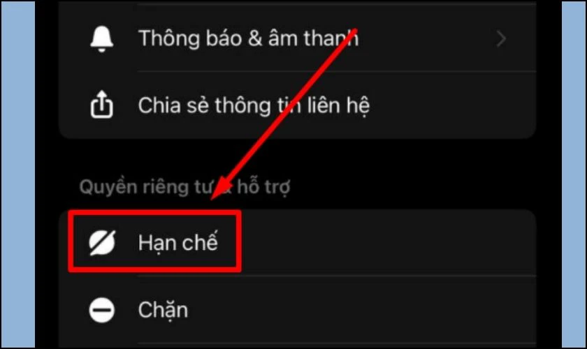 Phục Hồi Quyền Gửi Tin Nhắn