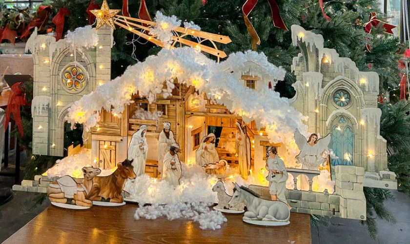 Mẫu hang đá Giáng Sinh đẹp và độc đáo