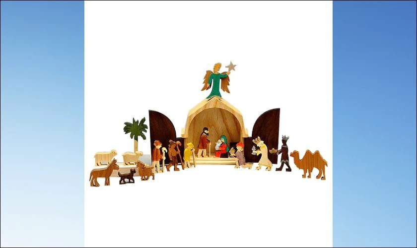 Mẫu hang đá Giáng Sinh ấn tượng và độc đáo