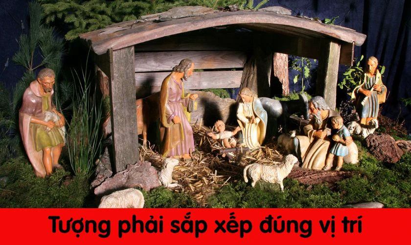 Vị trí tượng cần được sắp xếp đúng