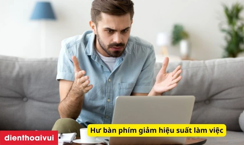 B&agrave;n ph&iacute;m Asus TP550 bị lỗi ảnh hưởng như thế n&agrave;o?