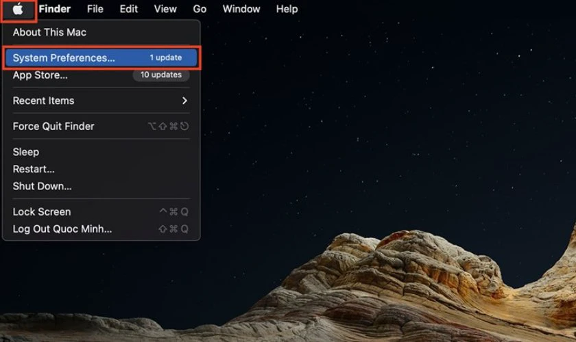 Cách hiển thị phần trăm pin MacBook đối với macOS Catalina trở xuống