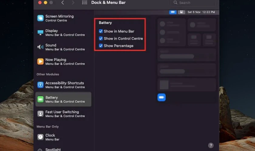 Tick vào ô Hiển thị phần trăm