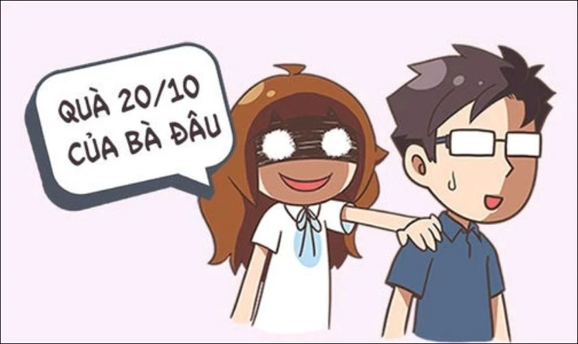 Hình ảnh 20/10 hài hước, vui nhộn