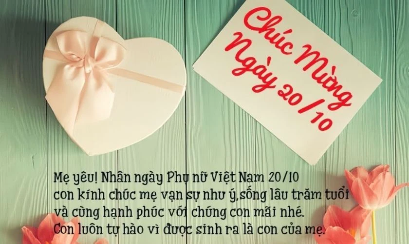 Hình ảnh tặng mẹ ngày Phụ nữ Việt Nam