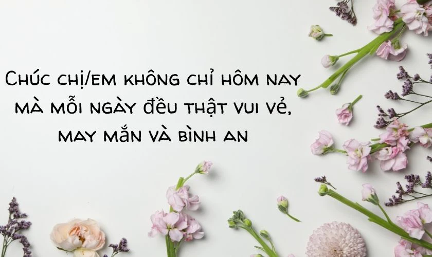 Hình ảnh ý nghĩa tặng chị em gái ngày Phụ nữ Việt Nam