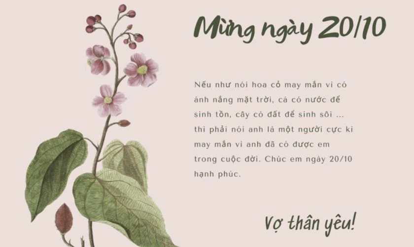 Hình ảnh 20-10 đẹp tặng vợ