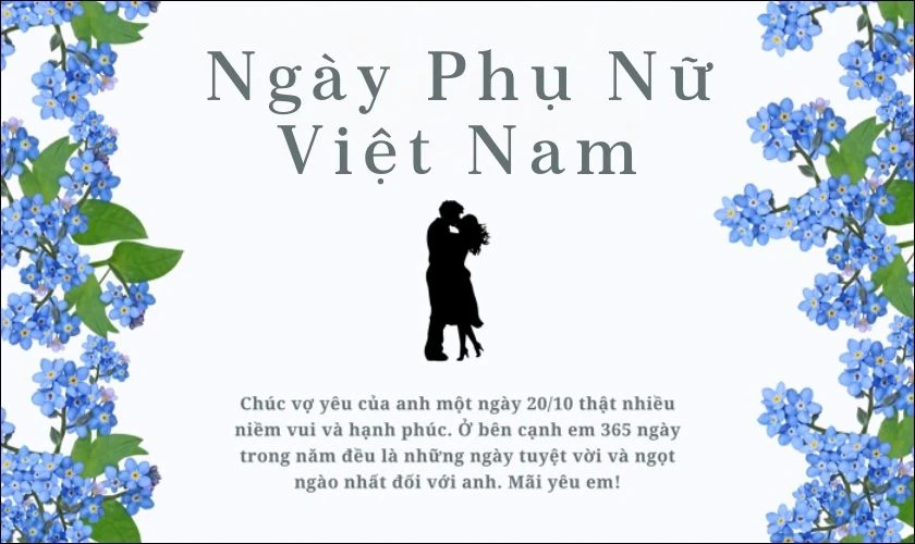 Ảnh 20/10 đẹp dành tặng vợ yêu