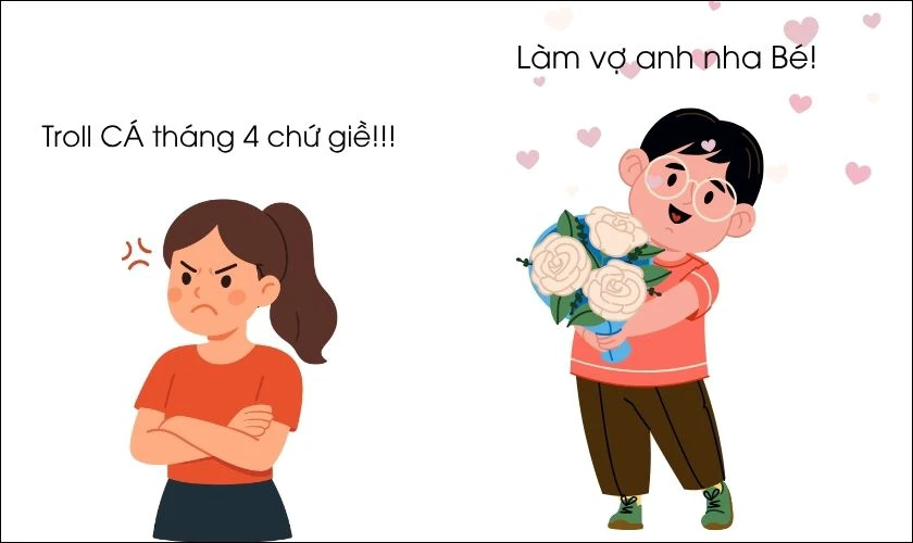 Ảnh vui ngày Cá Tháng Tư troll vợ