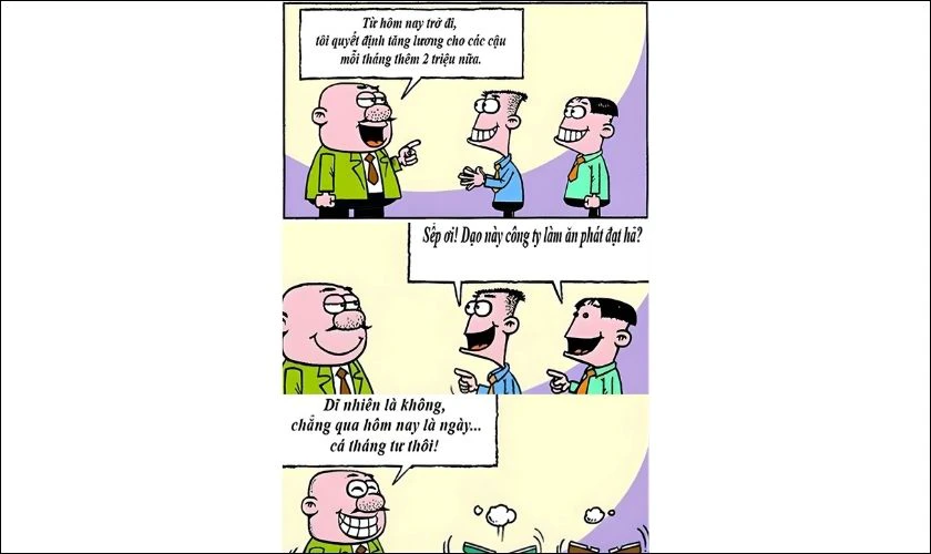 Ảnh lừa Cá Tháng Tư bá đạo của sếp