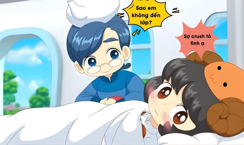 Hình ảnh 1/4 về trường lớp, học sinh