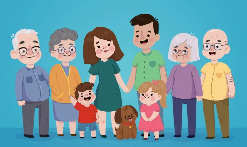 Hình ảnh Gia đình Việt Nam ý nghĩa, tròn đầy