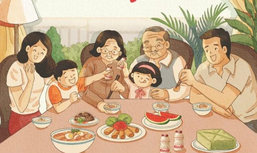 Hình Gia đình Việt Nam ấn tượng, độc đáo