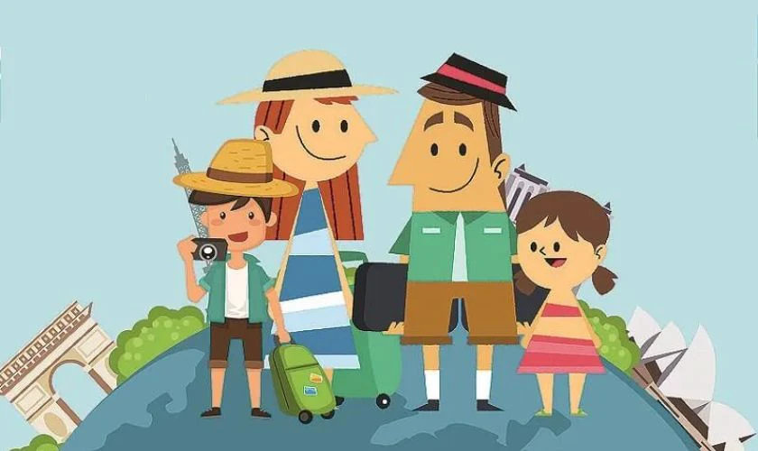 Hình Gia đình Việt Nam dễ thương, hài hước, niềm vui