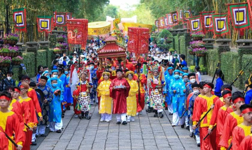 Hình ảnh Giỗ tổ tại đền Hùng ở Phú Thọ đẹp