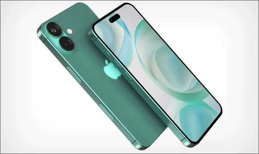 Hình ảnh iPhone 16 màu Xanh lá (Green)