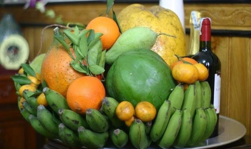 Trang trí mâm quả miền Trung đặc sắc