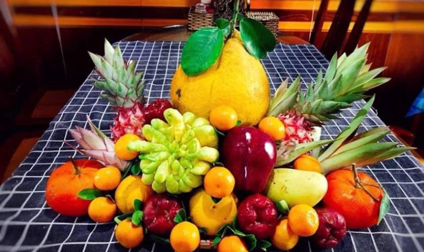 Trang trí mâm quả miền Trung đặc sắc mùa Tết 2026