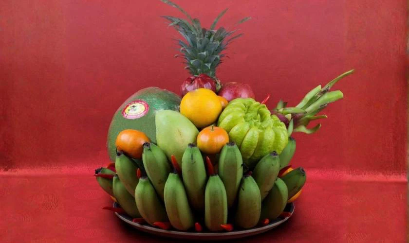 Trang trí mâm quả miền Nam ấn tượng
