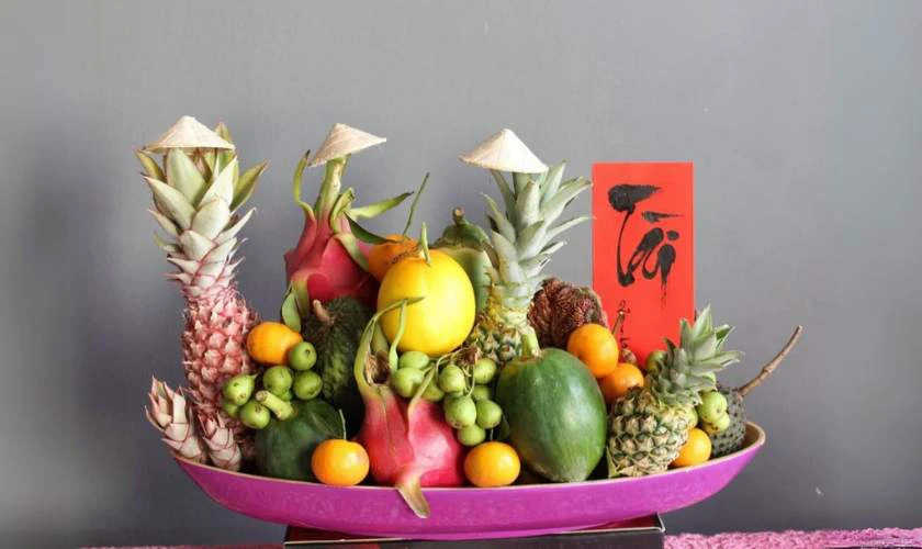 Hình ảnh mâm ngũ quả đẹp ấn tượng