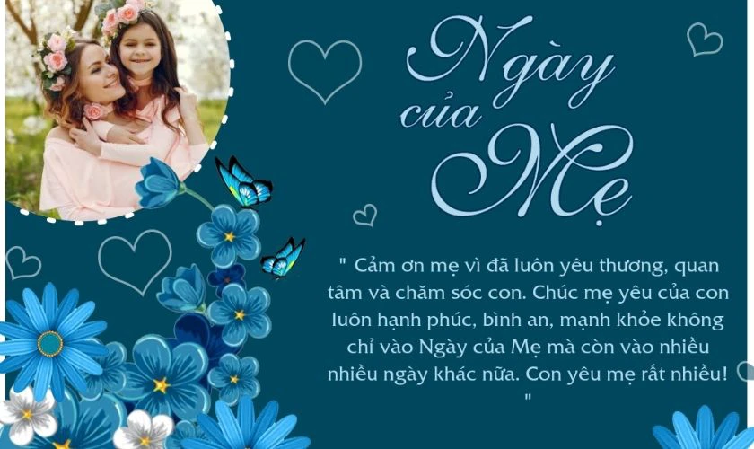 Ảnh chúc mừng ngày của Mẹ ý nghĩa nhất