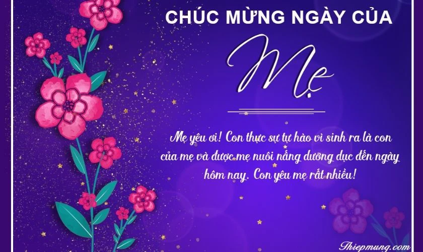 Ảnh chúc mừng ngày của Mẹ ý nghĩa