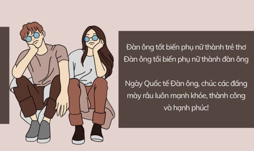 Ảnh chúc mừng ngày Quốc tế Đàn ông 19/11