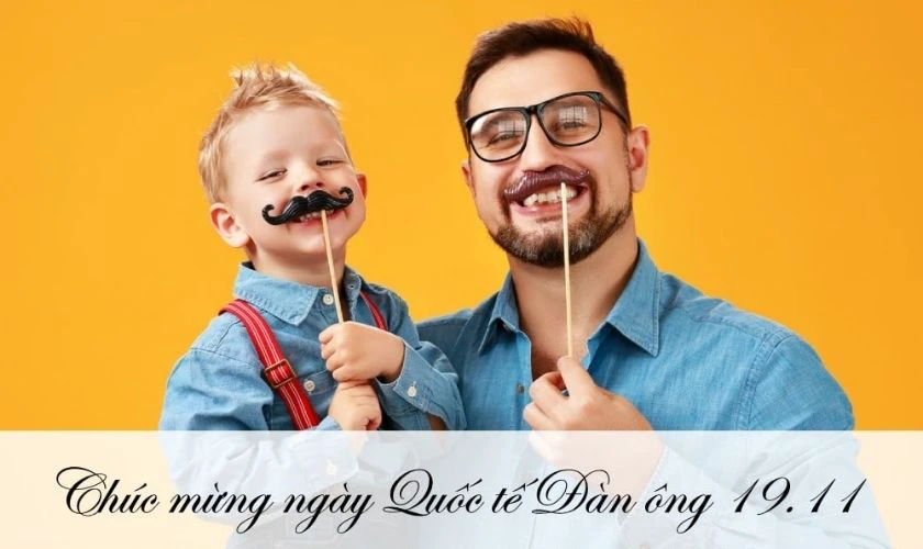 Hình nền chúc mừng ngày Quốc tế Đàn ông